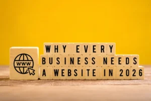 Blog article featured image - Why every business needs a website in 2026